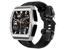 Smartwatch Tws 2 Em 1 Bluetooth Chamando Monitoramento de Oxigênio Sem Sangramento Modos Multiesportivos de Saúde Verde Bestvite