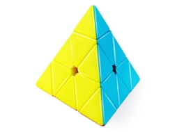 Mali cubo Mágico Pirâmide Stickerless Speed Cube Triangular para Crianças Brinquedo Quebra cabeças