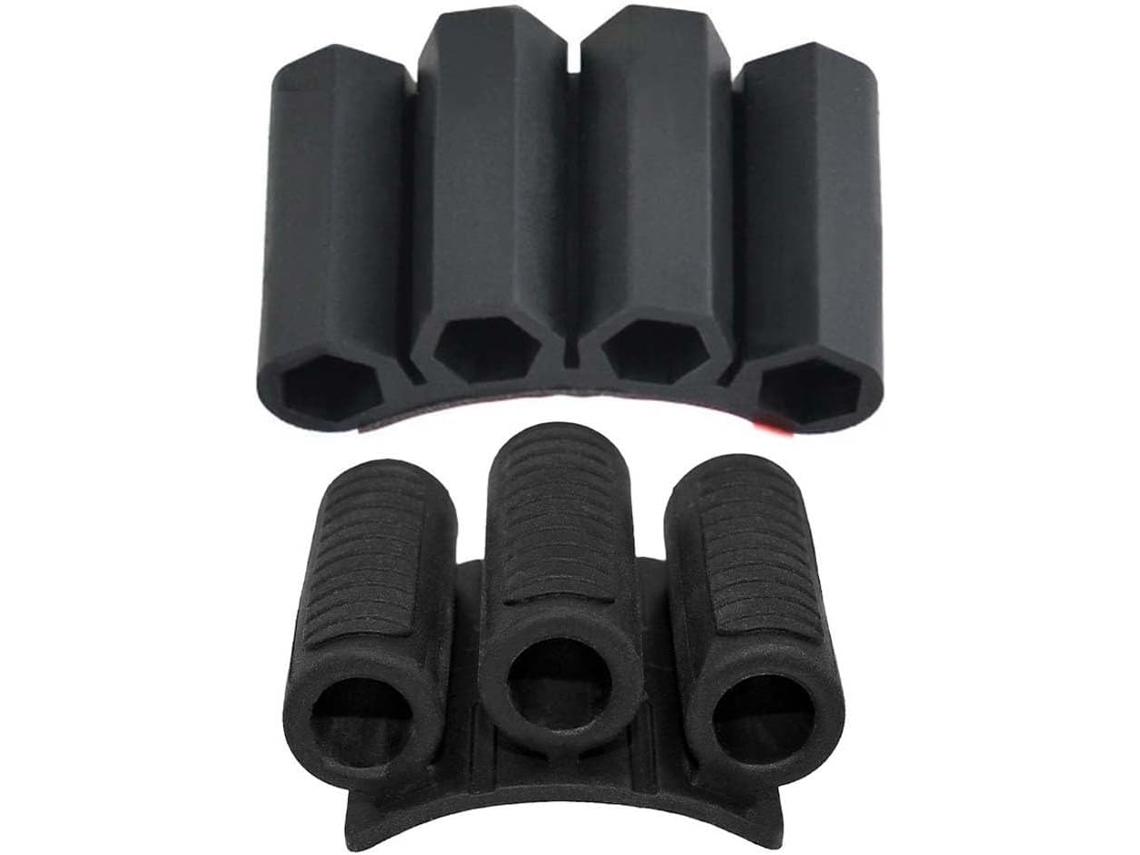 Conjunto De 2 Suportes Bits Troca Rápida, Montagem Lateral, Encaixe Para Impacto Em Abs Com 3 A 4 Furos, Seguro 1/4 Polegada