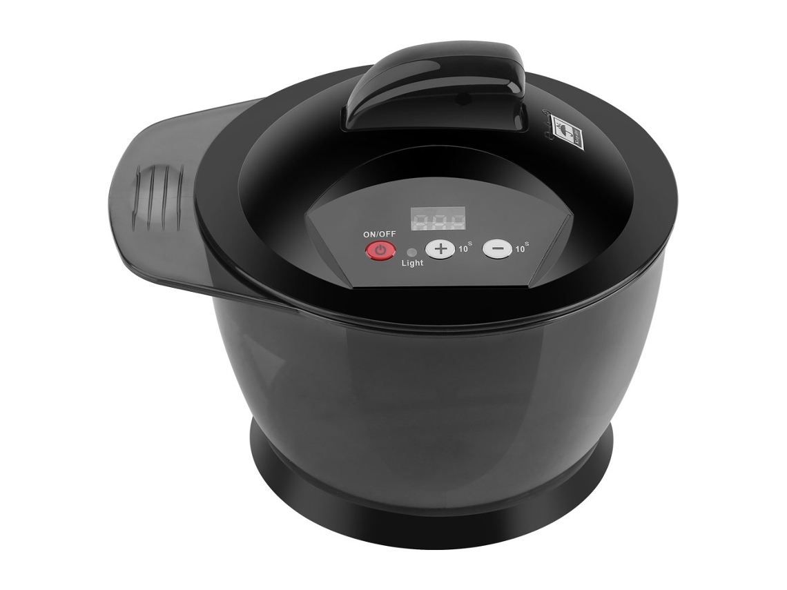 Bateria Elétrica para Máscara Capilar com Visor LCD, Recarregável por USB e Temporizador Automático STELASPLEN
