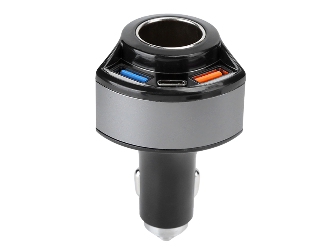 Isqueiro Multifuncional LAXISCREED com 2 Portas Usb Qc3.0