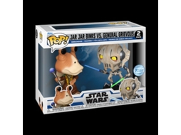 FUNKO Pop! Star Wars # Jar Jar Binks Vs. Pop! General Grievous Exclusivo