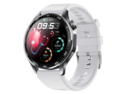 Relógio inteligente F210 com monitor de frequência cardíaca e pressão arterial, tela de 1,55 polegadas, ECG, Bluetooth, chamadas, pulseira preta Ly Ebike