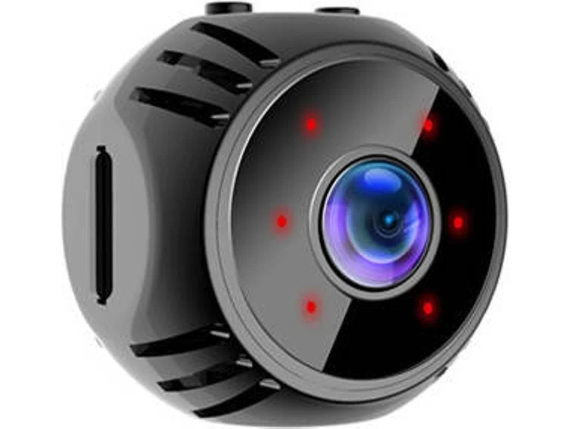 Mini Câmera Portátil Sem Fio Com Detecção Automática, Ideal Para Uso Interno E Externo, Com Bateria (preta)