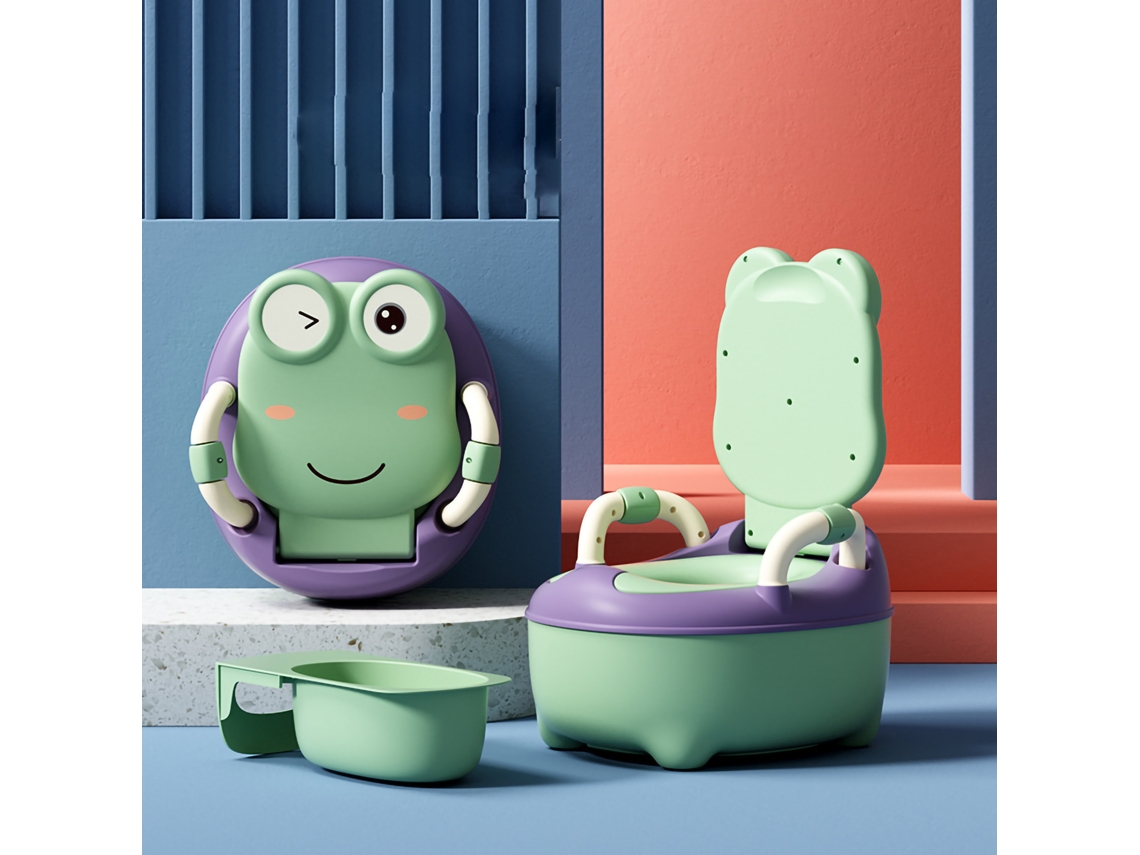 Mali vaso Sanitário Infantil Portátil de Treinamento Ecológico Pp Estável Verde Musgo