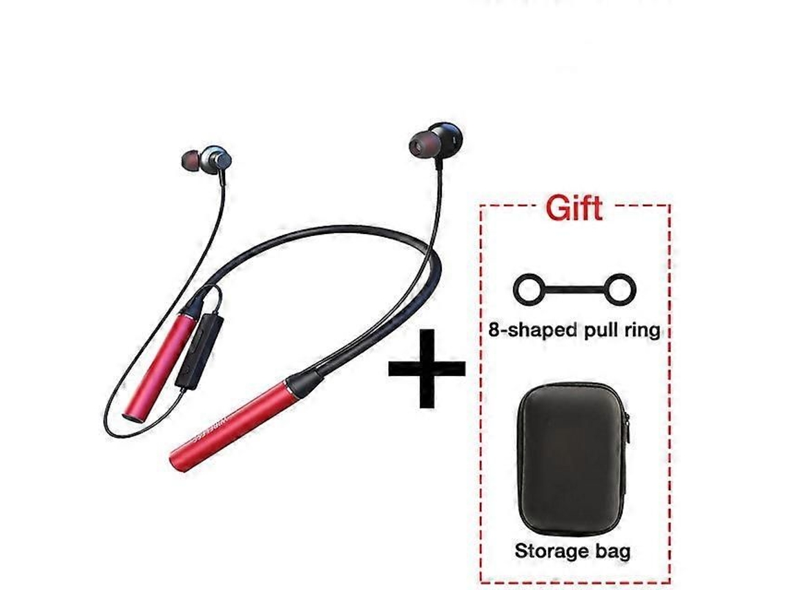 Fone de Ouvido Bluetooth com Graves Potentes, Microfone, Estéreo, Faixa para Pescoço, para Esportes, com Cartão Tf e Bateria de 180 Horas TAISHENGDA