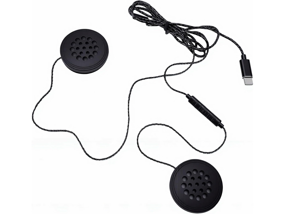 Casque De Moto Filaire, Conception Confortable, Contrôle Mains Libres Para Les Longs Trajets, Cabo 1.2m,