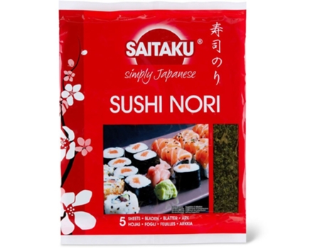 Folhas Algas Sushi Nori SAITAKU
