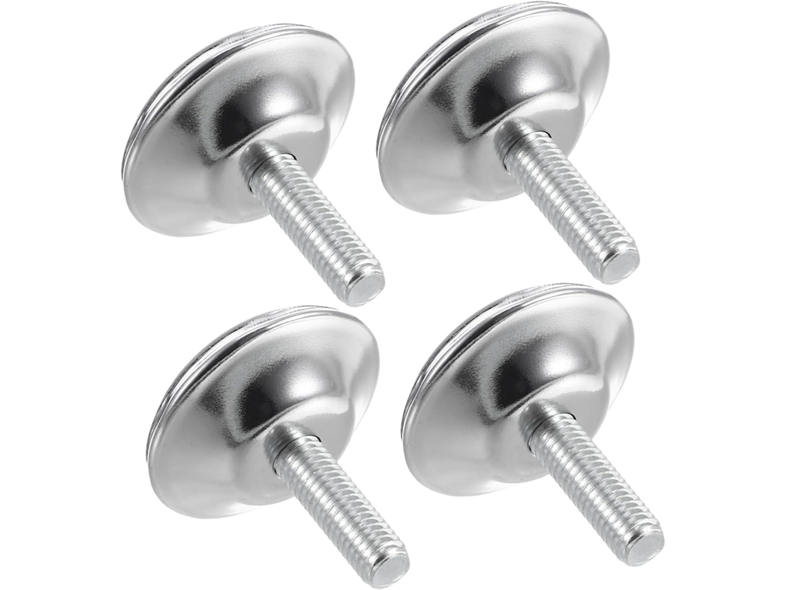 Tehaux Conjunto De 4 Pés Niveladores Ajustáveis Para Móveis, Ajustadores De Altura Com Parafusos Metal, Pés De Suporte