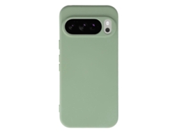 Capa De Tpu Com Revestimento De Fibra Macia E Antirriscos Para Google Pixel 10 Pixel 10 Pro, Cor Verde Matcha