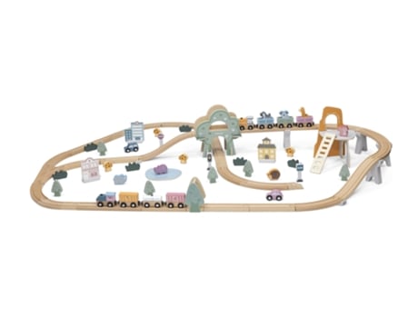 Conjunto De Comboio Com 92 Peças Viga