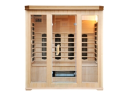 Sauna CONCEPT U Narvik 5 Lugares (Castanho - Madeira - 175x135x190 cm)
