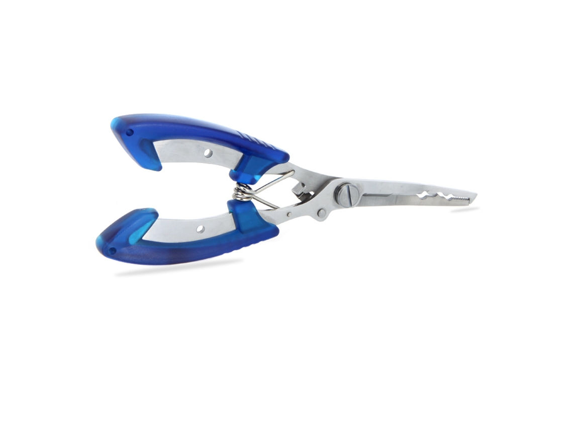 Alicate de Pesca Aço Inox 6.3" Tesoura Corta Linha