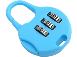 Cadeado De Combinação Mini Colorido Para Mala Viagem, Armário