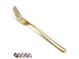 2026 conjunto de Talheres de Aço Inoxidável Dourado, 6 Facaes para Sobremesa Jantar Salada 8 Polegadas