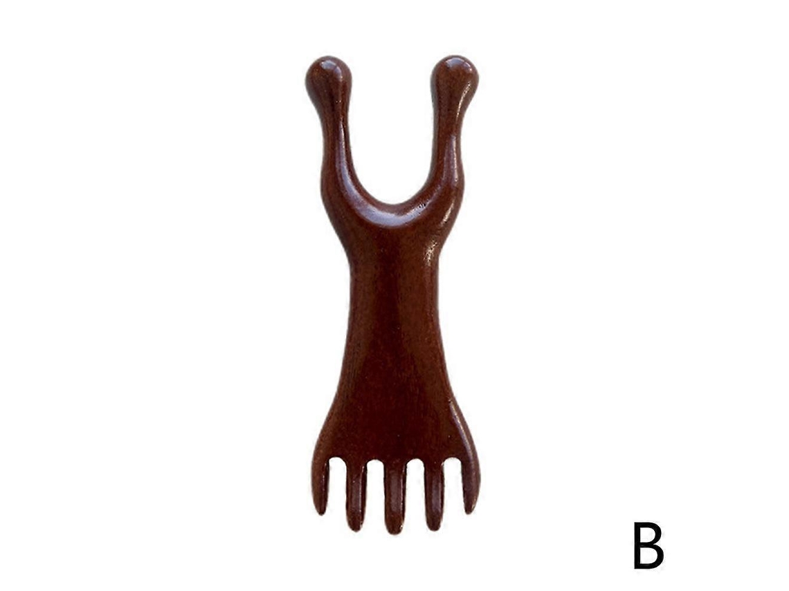 Pente De Massagem De Madeira Com Dentes Largos Para Cuidados Com O Cabelo E Couro Cabeludo, Pente De Sândalo, Presente Jinyubo Store