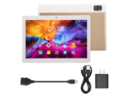 Tablet (chamada Por Wifi 5g) 10,1 Polegadas Android 12 6gb+128gb Dourado