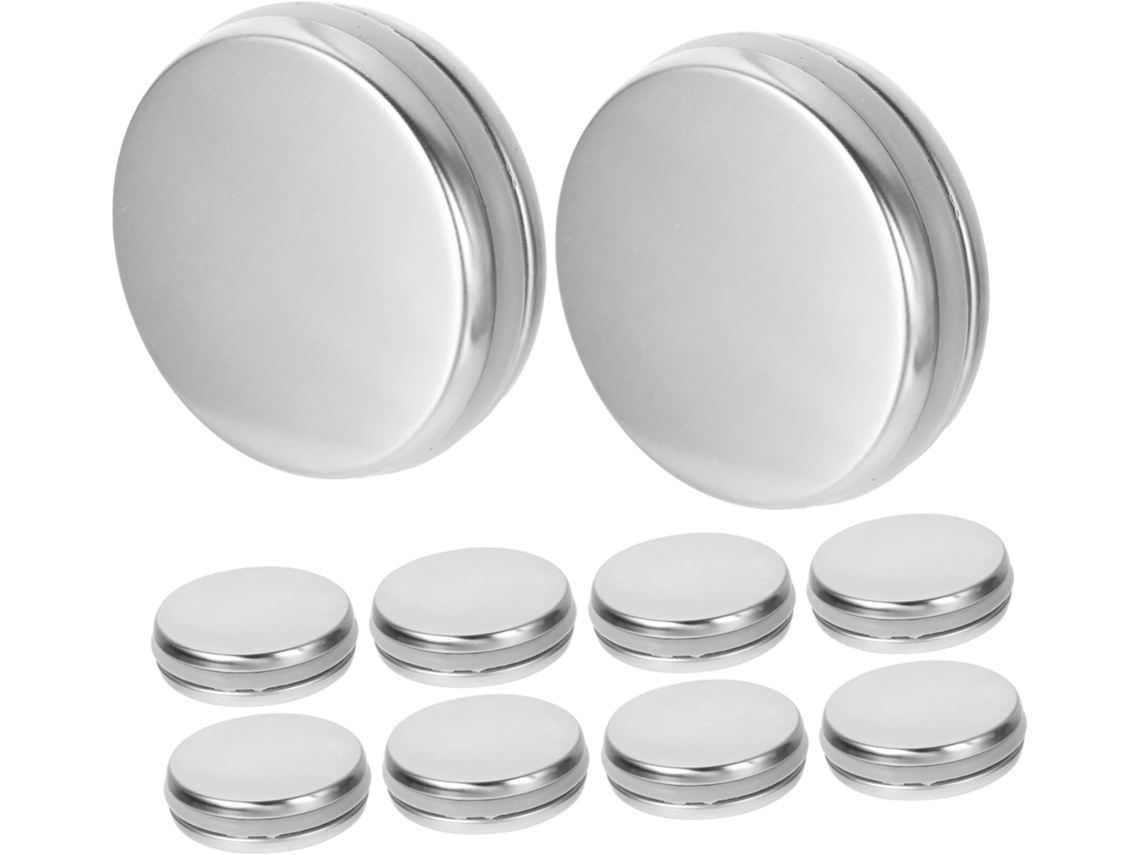 Conjunto De 10 Tampões De Aço Inoxidável Com Vedação Hermética Para Instalação Em Pias De Banheiro E Cozinha.