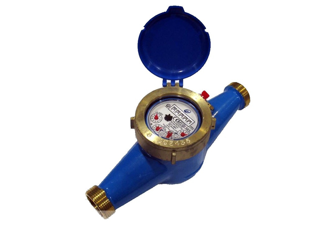 Medidor De Água Fria Geconta Mj Sdc Dn 30 | Jato Múltiplo | Esfera Seca | Conexão De 1 1/4” Controle Preciso E Eficiente Do Consumo De Água Com O