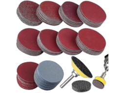 Kit Com 100 Discos De Lixa E Almofadas De Esponja Lixa De Alta Qualidade Slowmoose