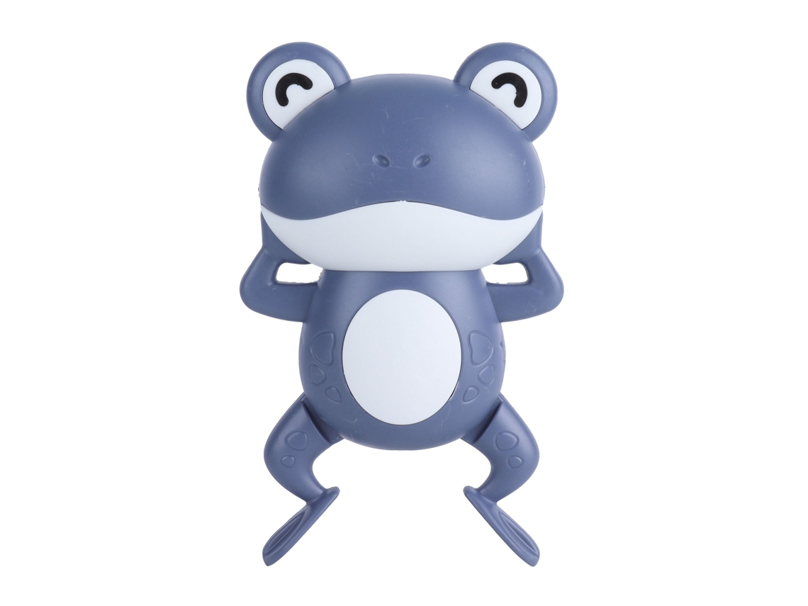 Mali brinquedo de Banho para Bebês Sapo Nadador Cute com Mola Azul Windup Brinquedos de Banho