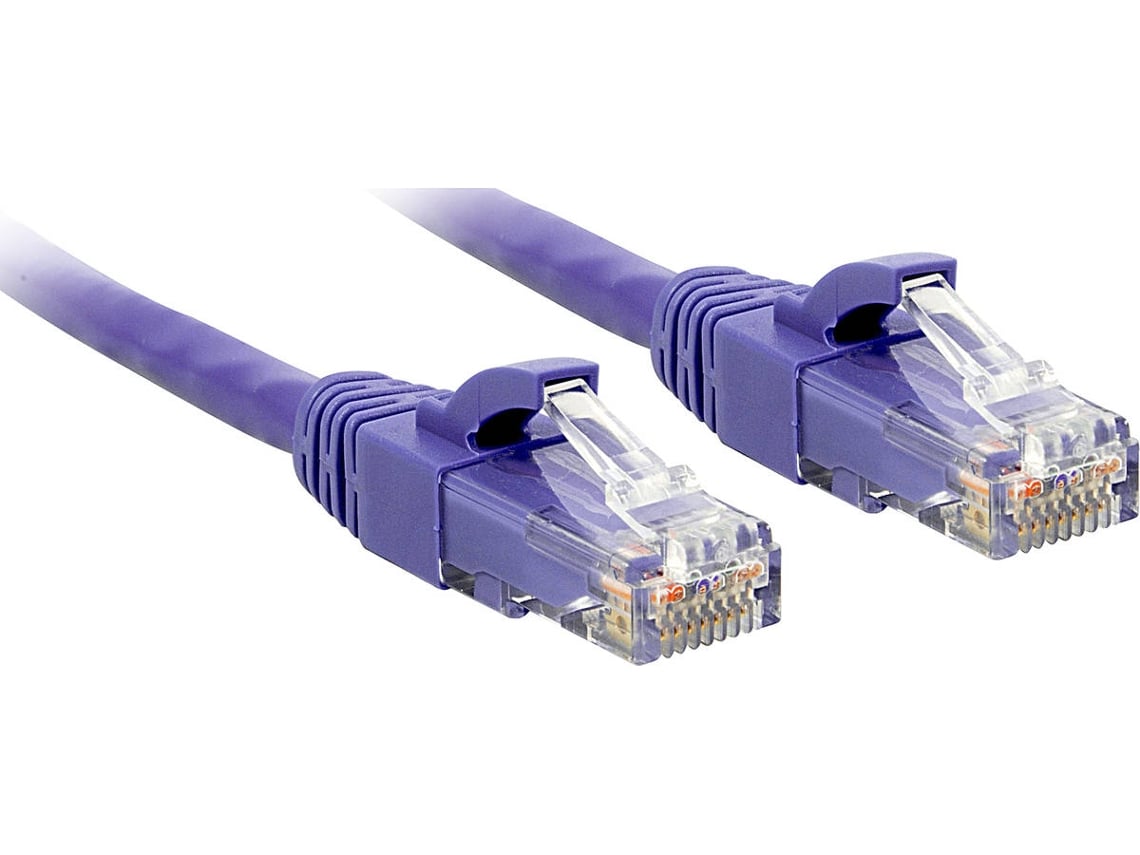 Cabo de Rede LINDY (RJ45 - 30 cm - Roxo)