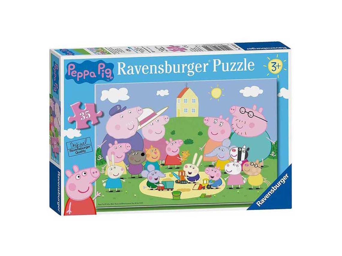 RAVENSBURGUER Quebra Cabeça Peppa Pig Amigos 100 Peças