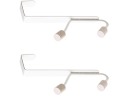 Ganchos De Metal Para Pendurar Roupas E Chapéus Na Porta, 2 Peças Em F