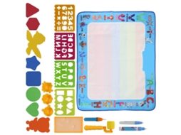 Primerox esteira de Desenho com Água para Crianças 100x80cm Padrão Animal Fofo Brinquedo Educativo