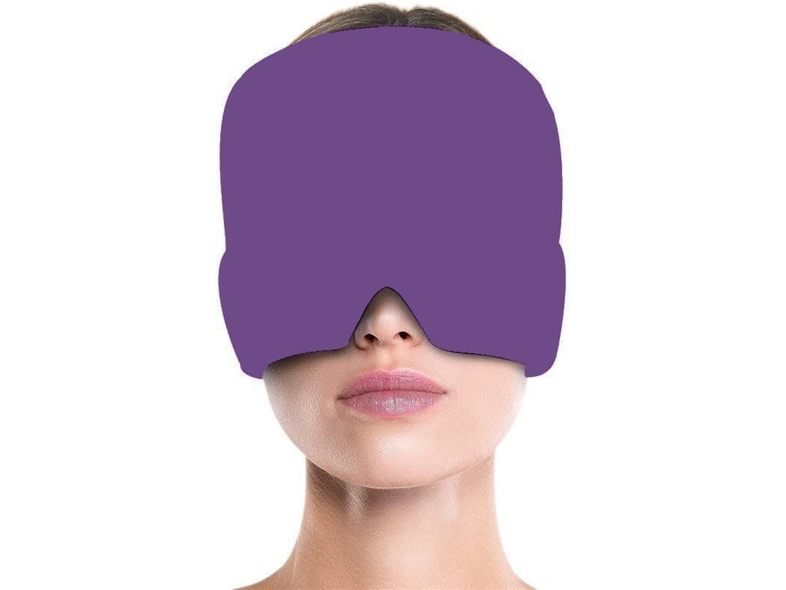 Touca de Gel para Enxaqueca e Dor de Cabeça, Terapia Fria Reutilizável AQUAFORGE