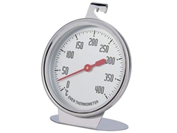 Termômetro De Forno Com Medidor Temperatura, Leitura Instantânea, Sonda Aço Inoxidável, Ponteiro Tamanho Grande. Aquaforge