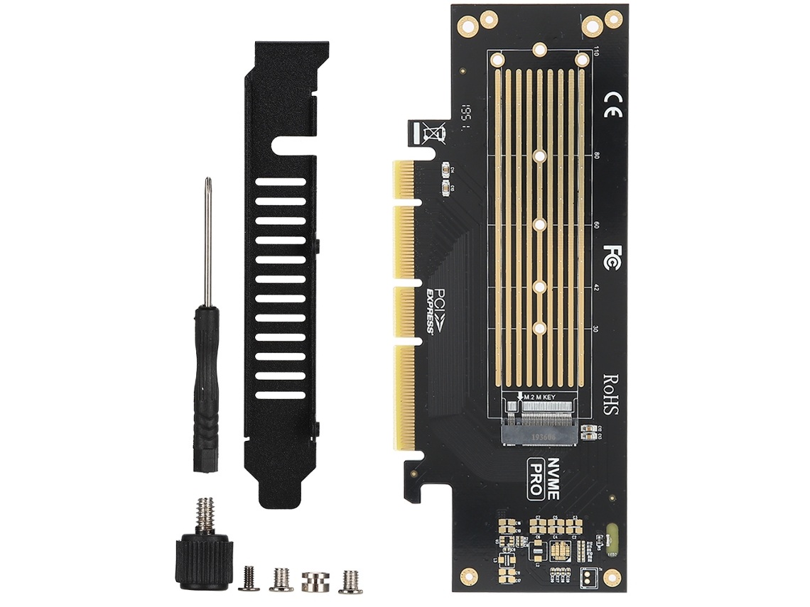 Cartão De Expansão Sk8 Pcie Para Nvme Para Ssd Nvme 2230-22110 Pcie3.0 X4