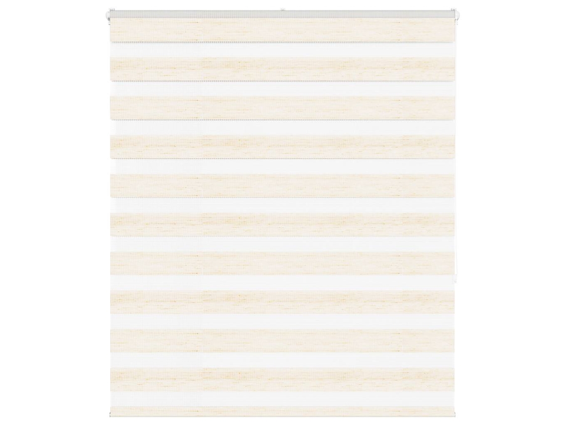 Vidaxl Cortina De Zebra 135x150 Cm Largura Do Tecido 130,9cm Poliéster
