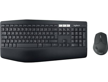 Teclado LOGITECH MK850 (Wireless - Layout Suíço - Teclado Numérico)