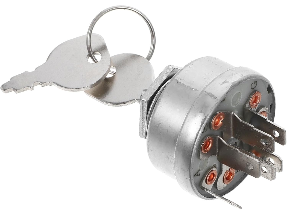 Interruptor De Ignição Para Cortador De Grama E Trator Com Chave Compatível Am38227