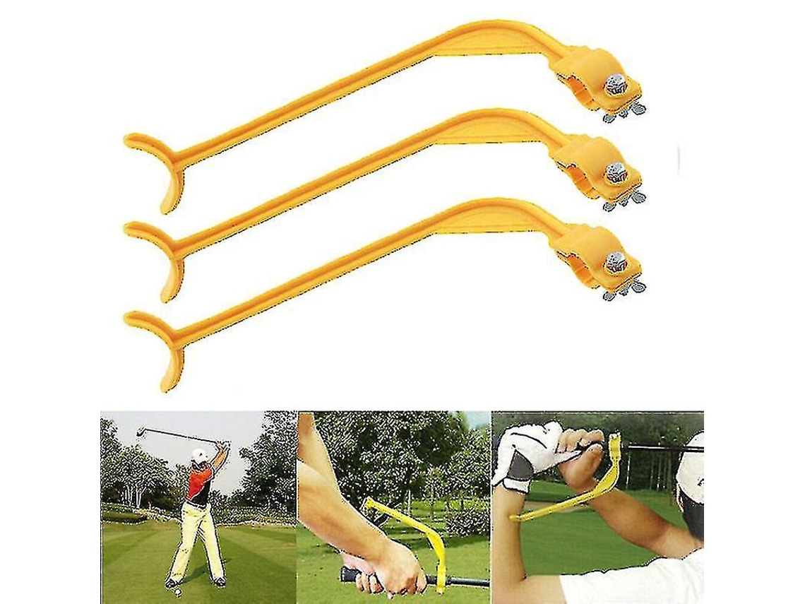 Rebe-3 Peças Treinador De Swing De Golfe Auxiliares Para Correção De Postura E Punho Golfista Esquerdo E Direito