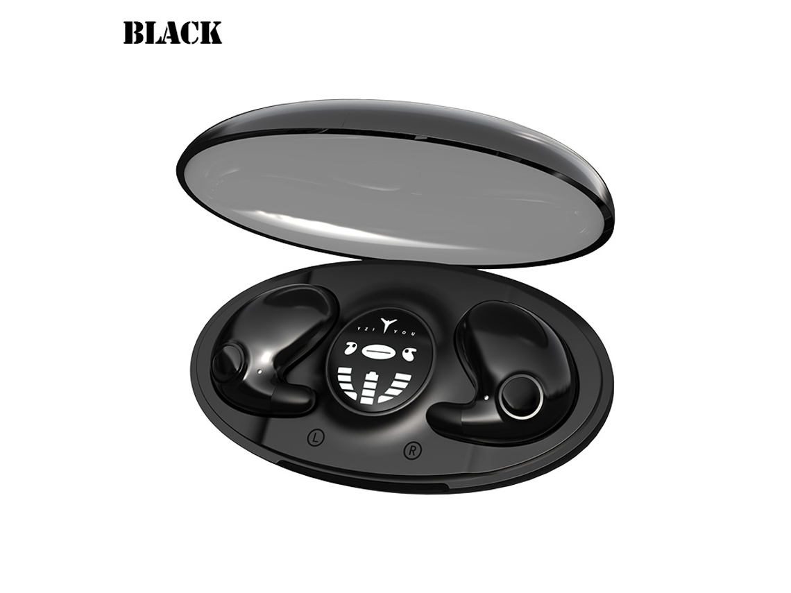 Auriculares Bluetooth True Wireless Sem Fios para Dormir com Microfone Som Estéreo Hifi Hd.