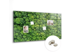 Quadro Magnético De Parede Vista Aérea Da Floresta Para O Escritório Espelharte (120x60 Cm)