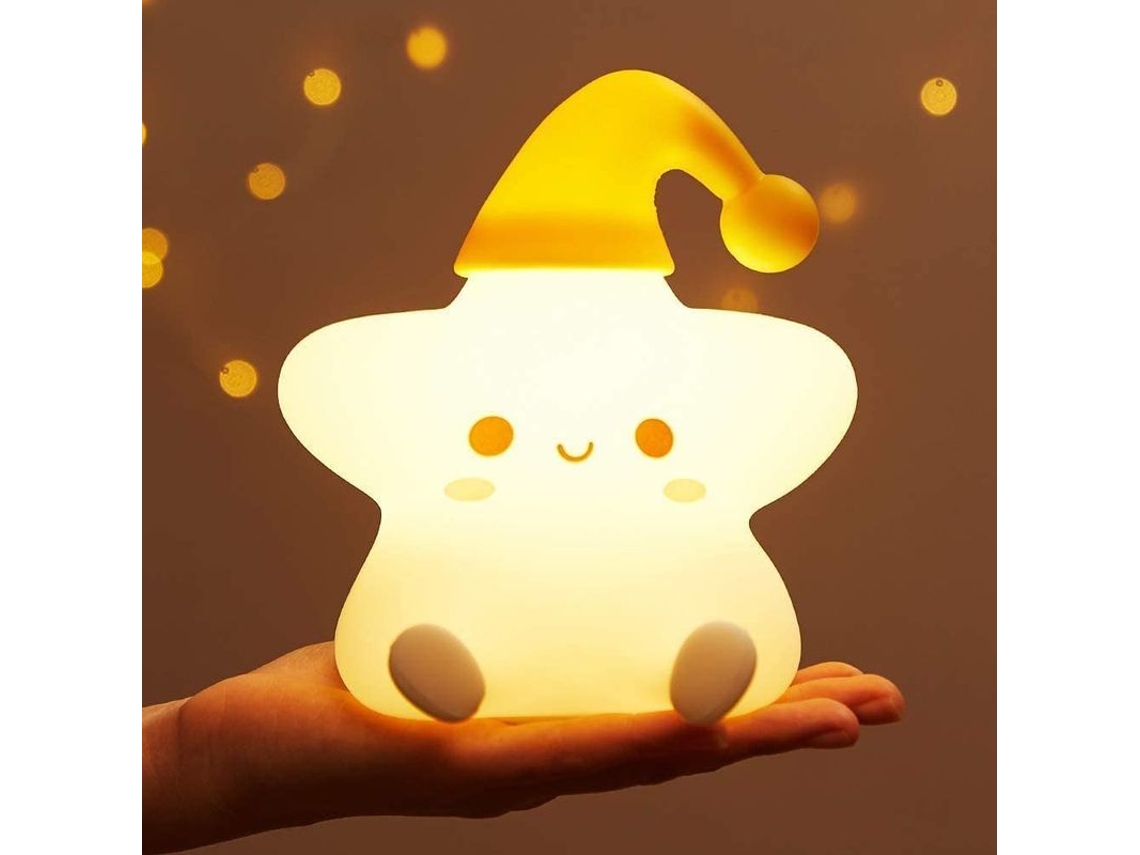 Luz Noturna Nova Line Infantil, Estrela com 7 Cores | S/MARCA