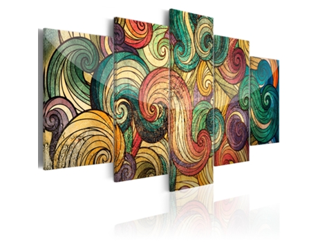 Quadro ARTGEIST Colourful Waves (225x112.5)