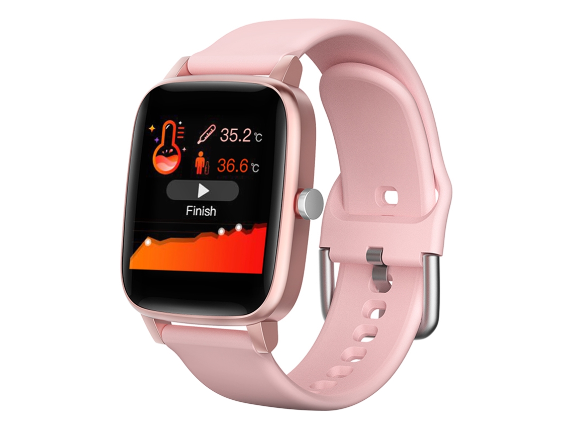Relógio Inteligente Sport 1.3 Polegadas Monitor Cardíaco Pressão Sono Ip67 Resistente À Água