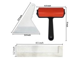3pcs Ferramentas de Acessórios para Pintura com Diamante, Rolo, Régua, Ferramenta de Correção | S/MARCA