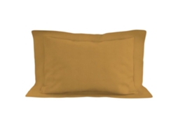 Fronha De Algodão 57 Fios 50x70 Cm Uni Mostarda, By Soleil D'ocre