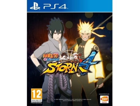 Jogo PS4 Naruto Shippuden Ultimate Ninja Storm 4 — Ação/Aventura / Idade Mínima Recomendada: 12