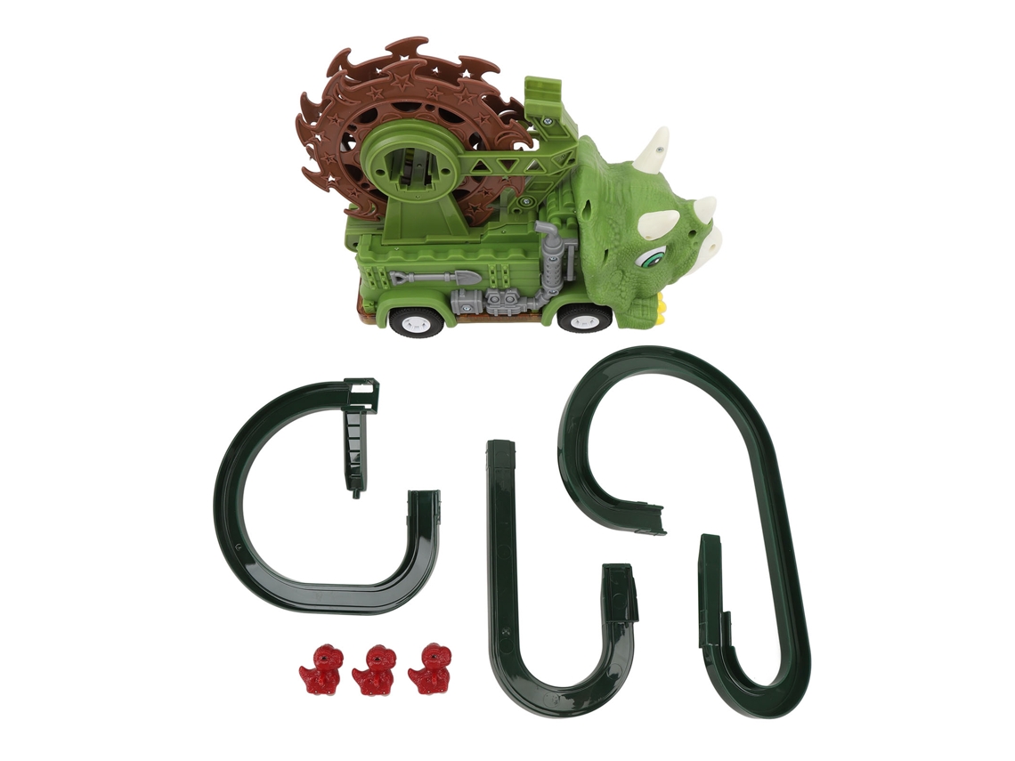 Mali brinquedo de Pista de Dinossauro com Carro Elétrico Rotativo Universal para Crianças