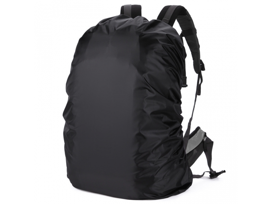 1 Capa de Chuva para Mochila, Capa para Mochila Preta Tamanho P BRILVIBERA (30, 40l)