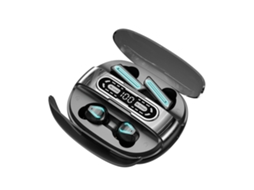 Auriculares Sem Fios Bluetooth Cancelamento De Ruído Display Led/lcd Estojo De Carregamento À Prova De Água Lurelia