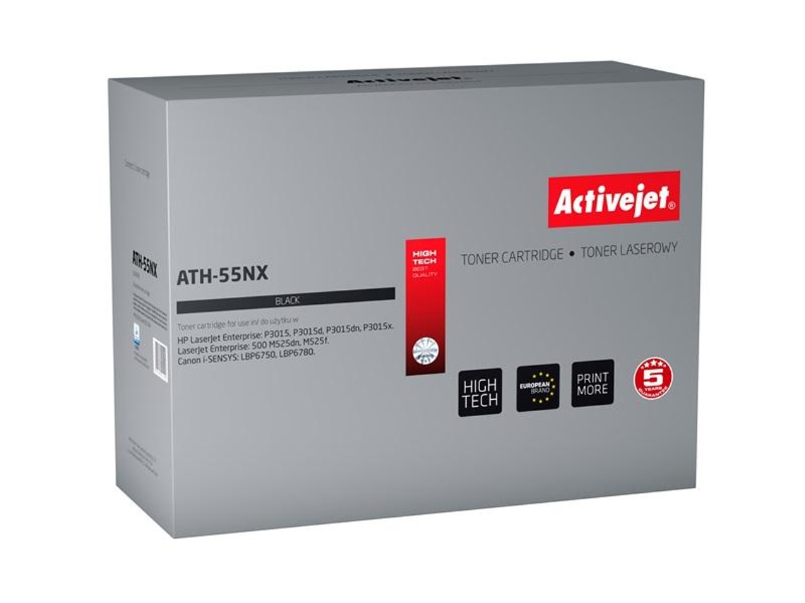 Activejet Ath-55Nx Toner 1 Unidades Compatível Preto