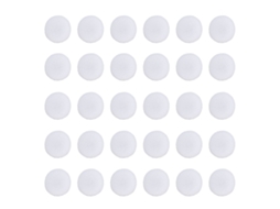 30pcs Capas De Espuma Para Fones De Ouvido Confortáveis E Macias, Compatíveis Com 15mm Branco