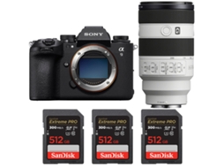A9 Iii + Fe 70 200mm F/4 Macro G Oss Ii + 3 Sandisk 512gb Uhs ii 300mb/s + Ebook “20 Dicas para Fotos Que Impressionam” SONY